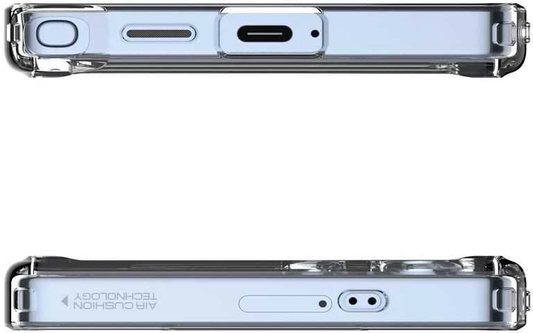 Dėklas Spigen Ultra Hybrid S MagSafe, skaidrus baltas - Samsung Galaxy S25 Ultra
