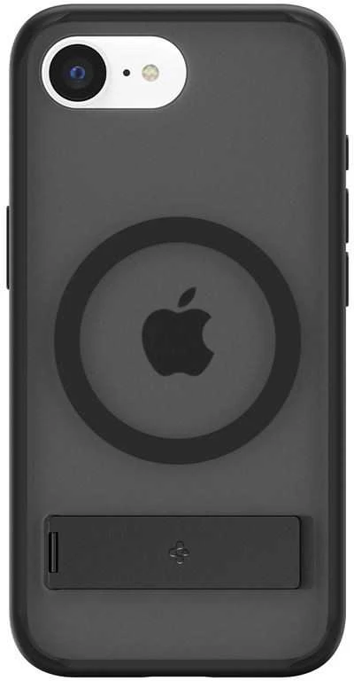 Dėklas Spigen Ultra Hybrid S MagSafe, matinis juodas – iPhone 16e