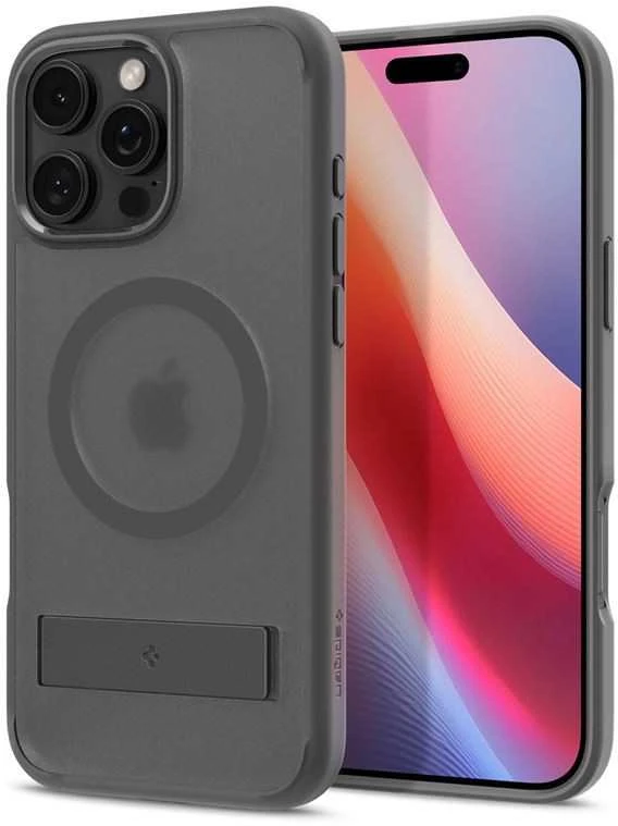 Dėklas Spigen Ultra Hybrid S MagSafe, frost pilka - iPhone 16 Pro