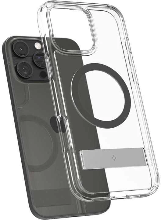Dėklas Spigen Ultra Hybrid S MagSafe, grafito spalvos - iPhone 16 Pro Max