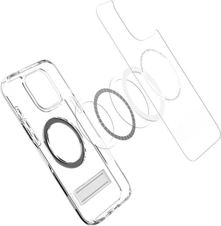 Dėklas Spigen Ultra Hybrid S MagSafe, grafito spalvos - iPhone 16 Pro Max
