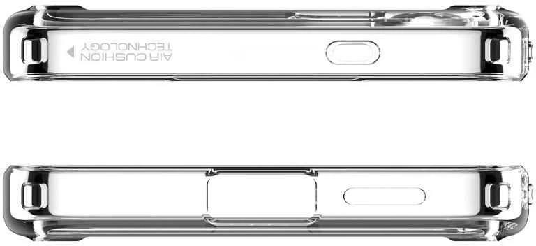 Dėklas Spigen Ultra Hybrid S MagSafe, skaidriai baltas - Samsung Galaxy S25