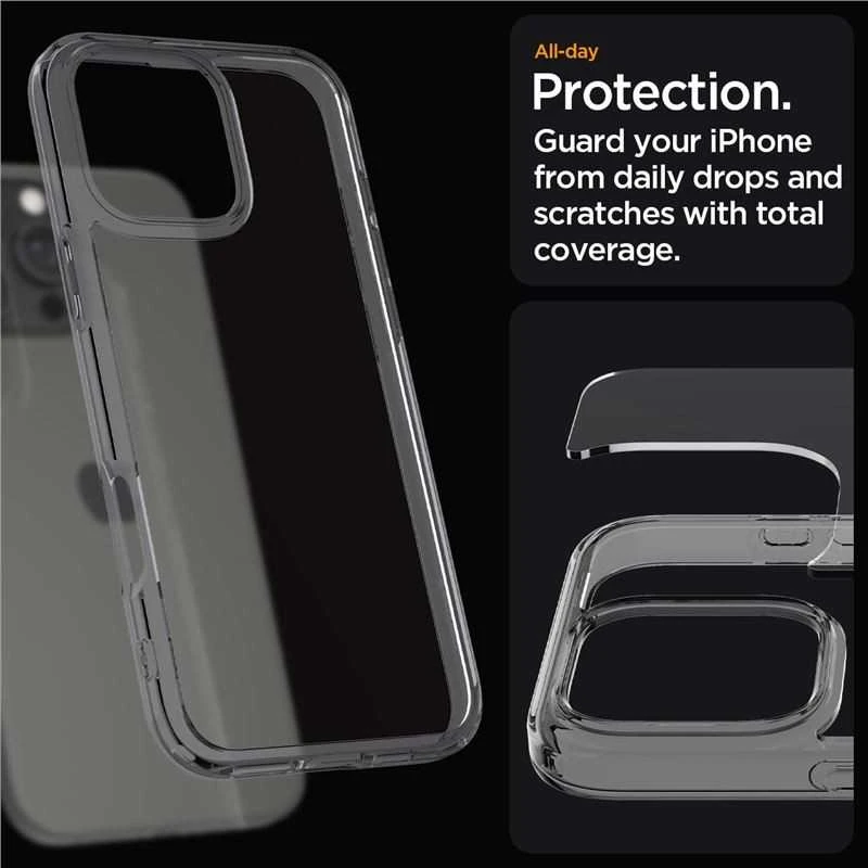 Spigen Ultra Hybrid Apple iPhone 16 Pro Max – dėklas telefonui skaidrus