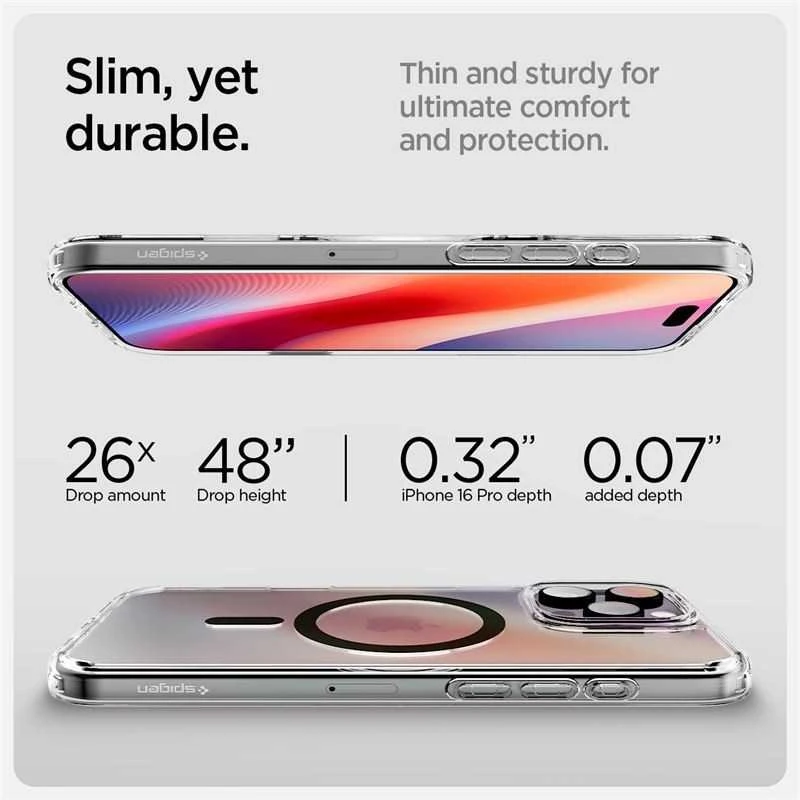Dėklas Spigen „Ultra Hybrid T MagSafe“, grafiti spalvos – „iPhone 16 Pro“