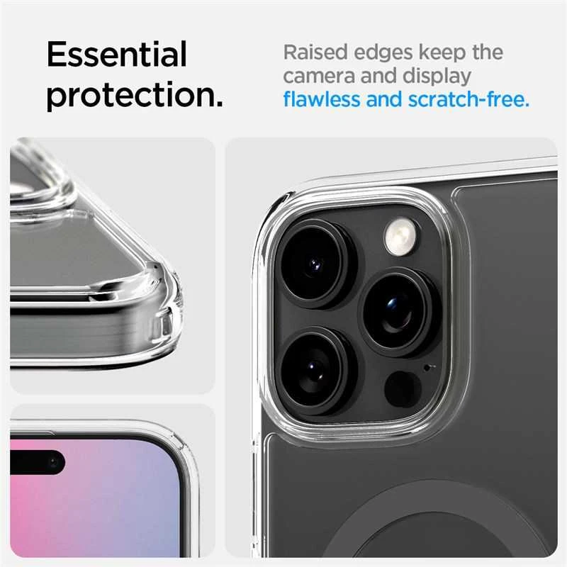 Dėklas Spigen „Ultra Hybrid T MagSafe“, grafito spalvos – „iPhone 16 Pro Max“