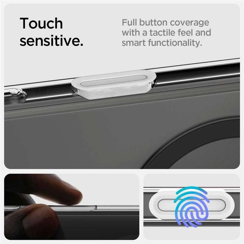 Dėklas Spigen „Ultra Hybrid T MagSafe“, grafito spalvos – „iPhone 16 Pro Max“
