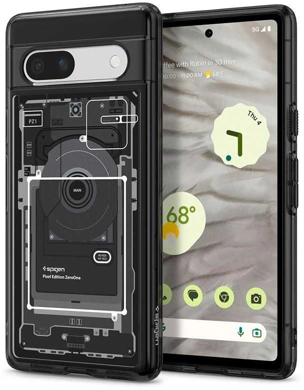 Dėklas Spigen Ultra Hybrid, zero one - Google Pixel 7a