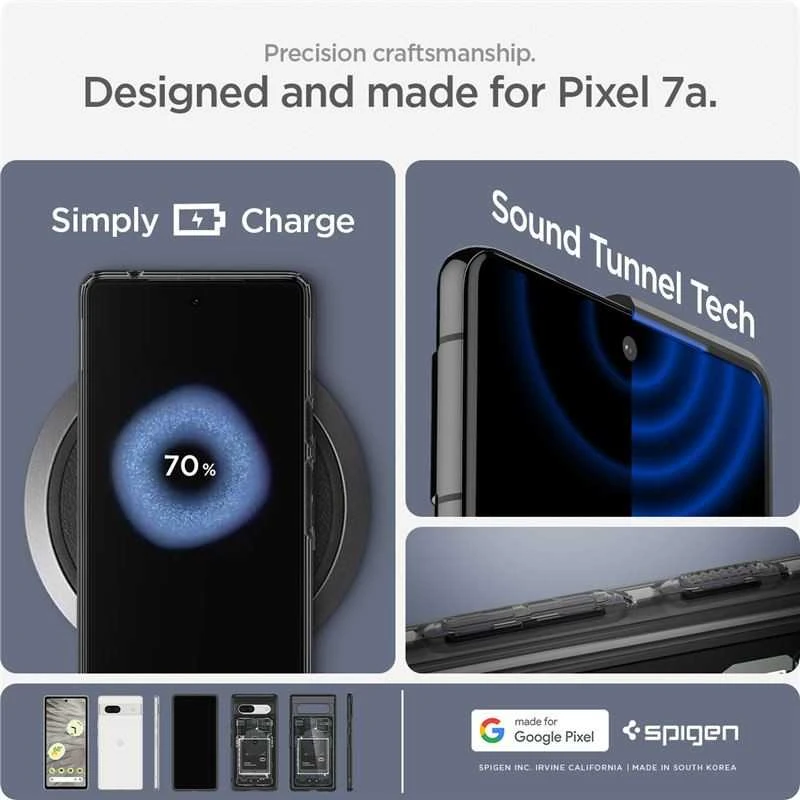 Dėklas Spigen Ultra Hybrid, zero one - Google Pixel 7a