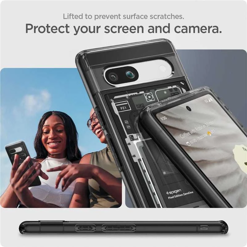 Dėklas Spigen Ultra Hybrid, zero one - Google Pixel 7a