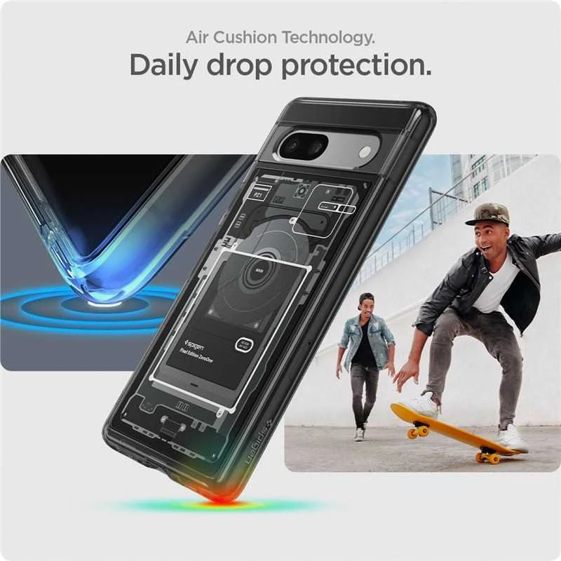 Dėklas Spigen Ultra Hybrid, zero one - Google Pixel 7a