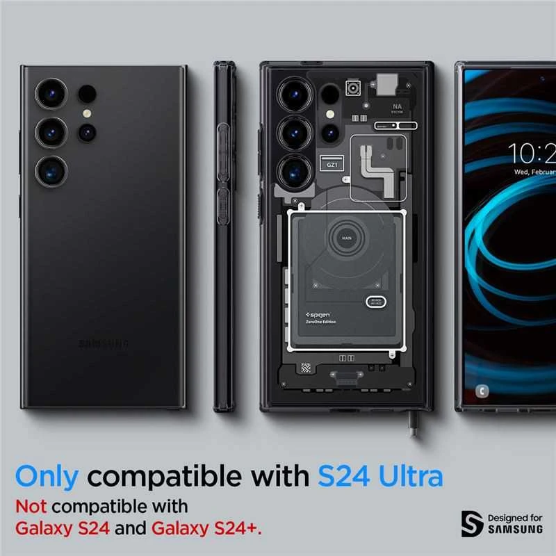 Dėklas Spigen Ultra Hybrid, zero one – Samsung Galaxy S24 Ultra