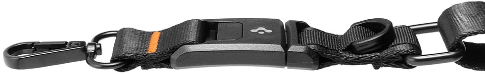 Spigen DA30M Universal Lanyard Strap Crossbody juodos spalvos