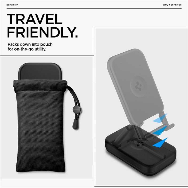 Spigen Universal Phone stand, juodas