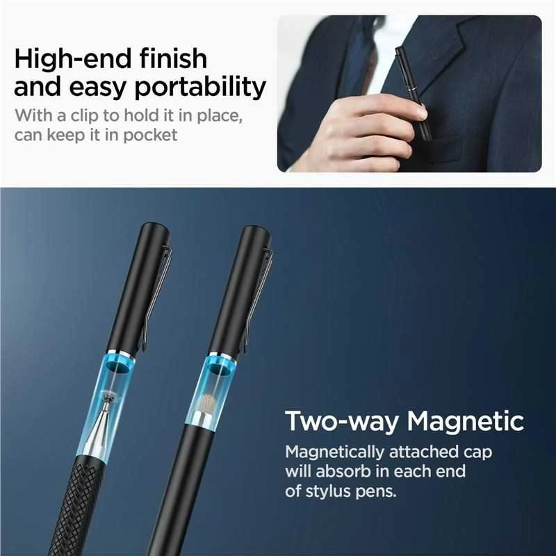 Spigen Universal Stylus Pen, juodos spalvos