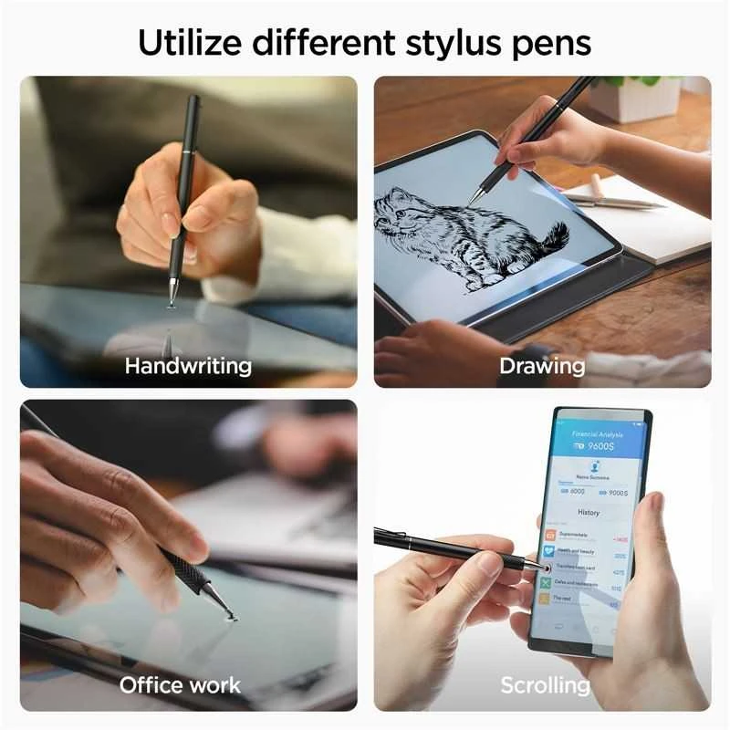 Spigen Universal Stylus Pen, juodos spalvos
