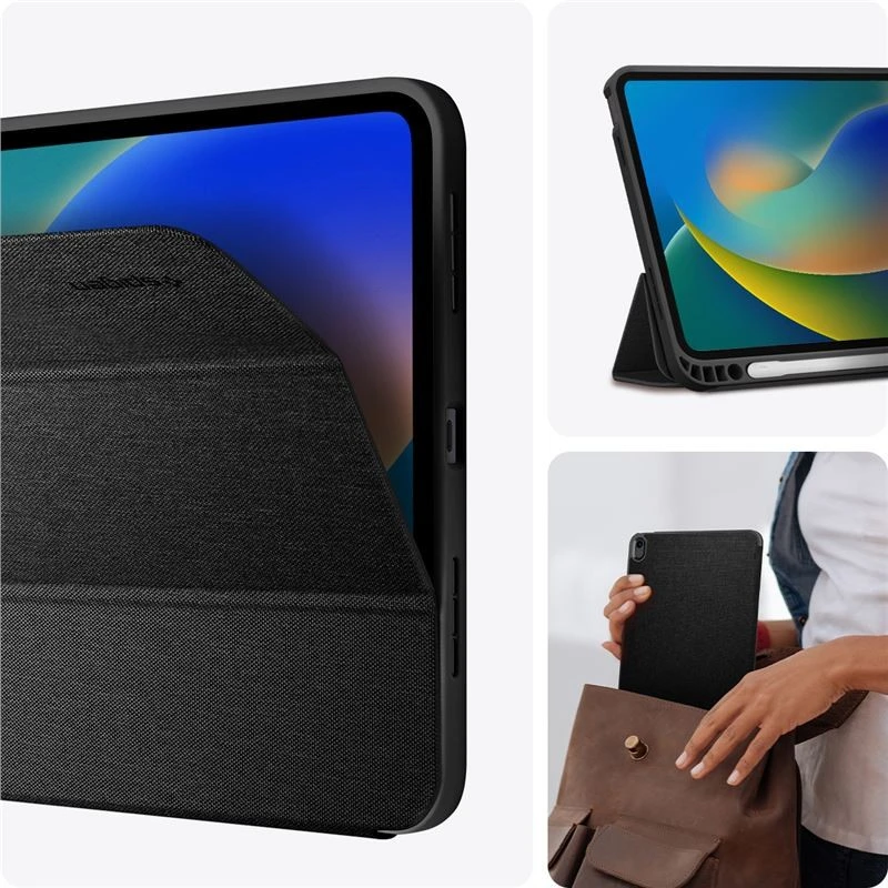 Spigen Urban Fit do iPad 10.9” 10 / 2022 / 11” 11 / 2025 juoda