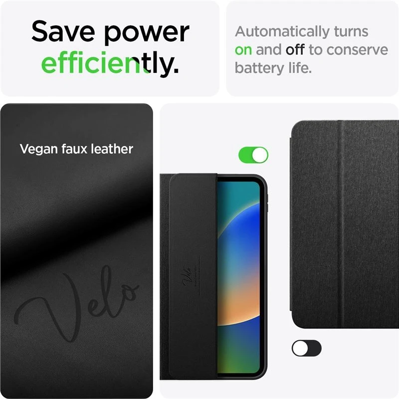 Spigen Urban Fit do iPad 10.9” 10 / 2022 / 11” 11 / 2025 juoda