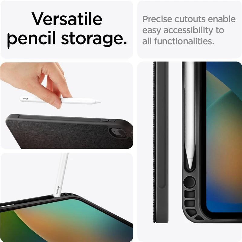 Spigen Urban Fit do iPad 10.9” 10 / 2022 / 11” 11 / 2025 juoda