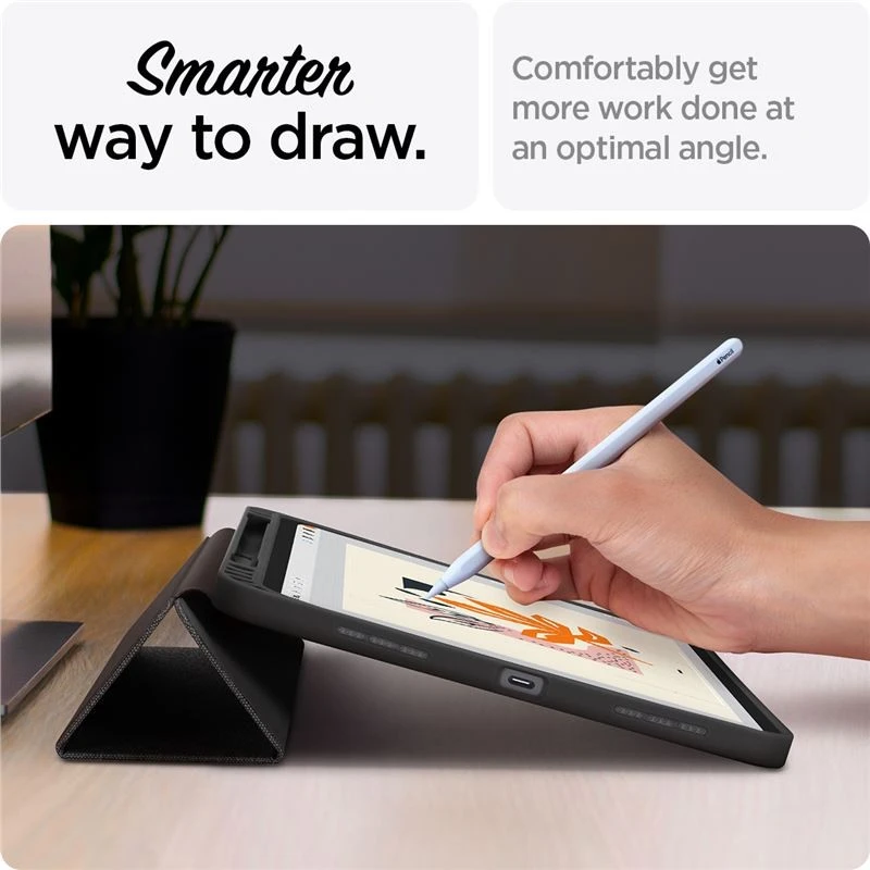 Spigen Urban Fit do iPad 10.9” 10 / 2022 / 11” 11 / 2025 juoda
