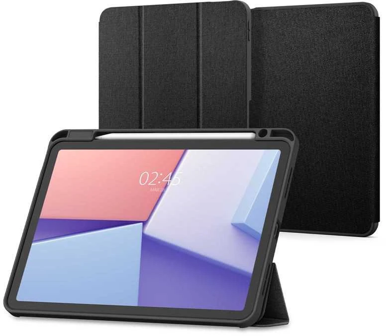 Apple iPad Air 10.9 (4gen / 5gen) / 11.00 (6gen) Spigen Urban Fit dėklas planšetiniam kompiuteriui juodos spalvos