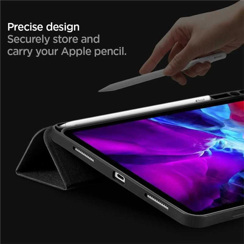 Spigen Urban Fit, juodos spalvos – Apple iPad Pro 11″ (2022/2021/2020/2018)