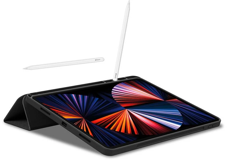 Spigen Urban Fit, juodas - iPad Pro 12.9" 2022/2021
