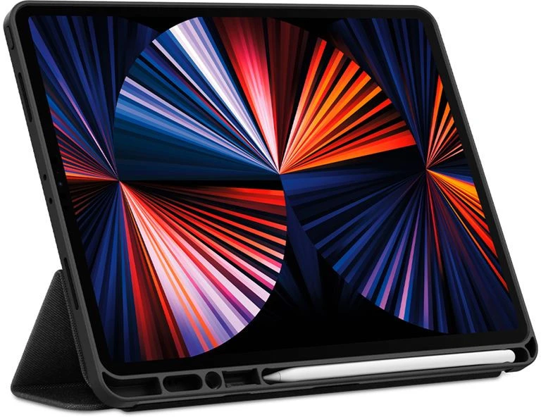 Spigen Urban Fit, juodas - iPad Pro 12.9" 2022/2021