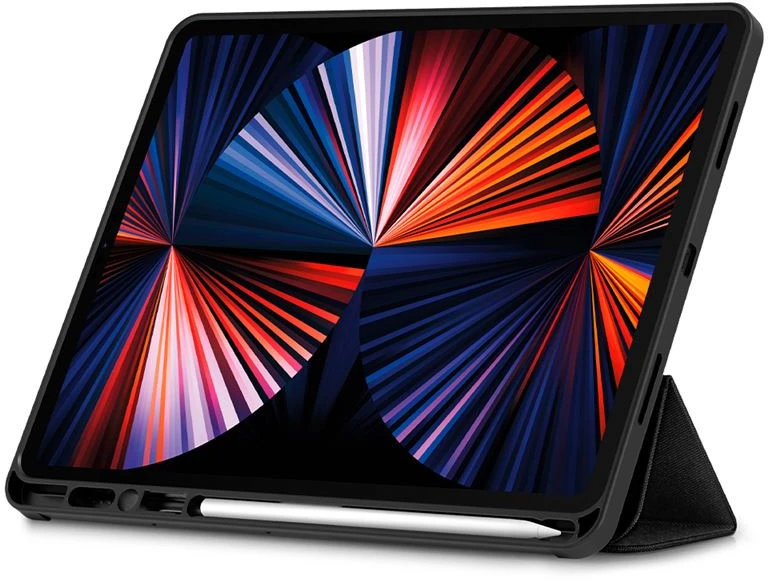 Spigen Urban Fit, juodas - iPad Pro 12.9" 2022/2021
