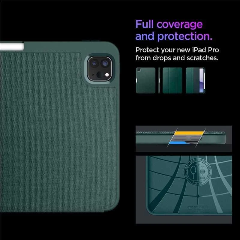 Spigen Urban Fit, midnight žalias – Apple iPad Pro 11″ 2024