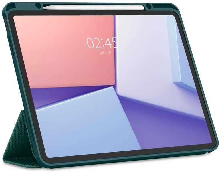 Spigen Urban Fit – dėklas skirtas Apple iPad Pro 13 M4, 2024 Midnight Žalias