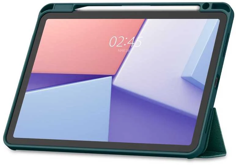 Spigen Urban Fit – dėklas skirtas Apple iPad Air 11 M3 2025 / M2 2024 / Apple iPad Air 10.9 5th-4th gen. 2022-2020 Midnight Žalias