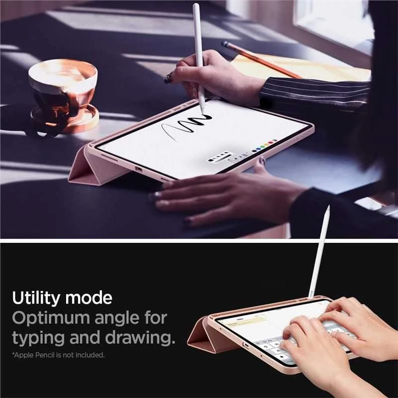 Spigen Urban Fit, rožinė - iPad Pro 11" (2022/2021/2020/2018)