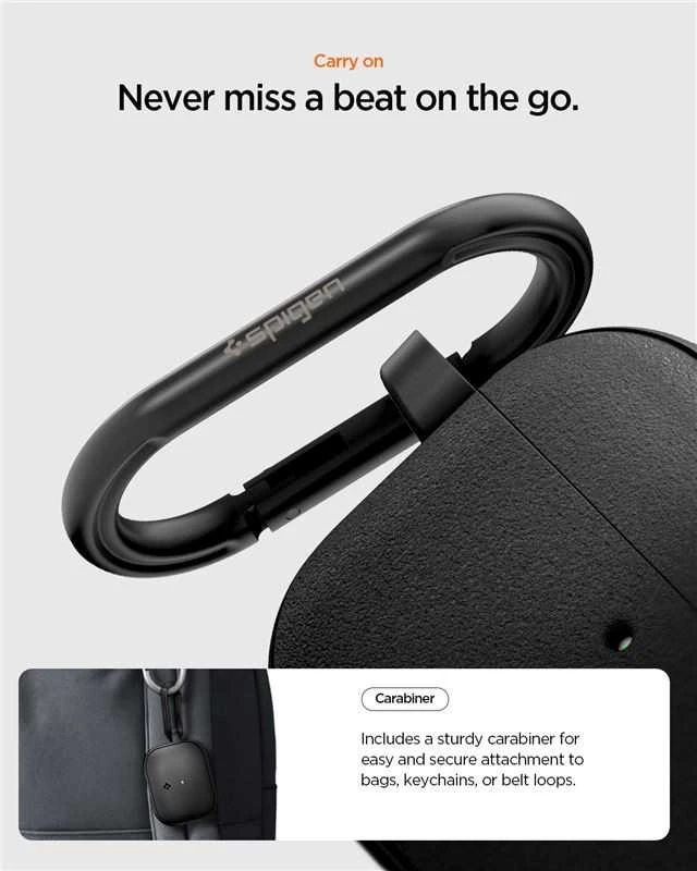Dėklas Spigen Vault, matte juodas - AirPods Pro 3