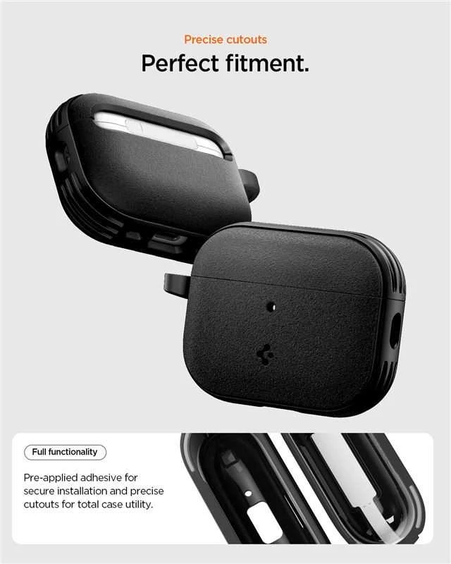 Dėklas Spigen Vault, matte juodas - AirPods Pro 3