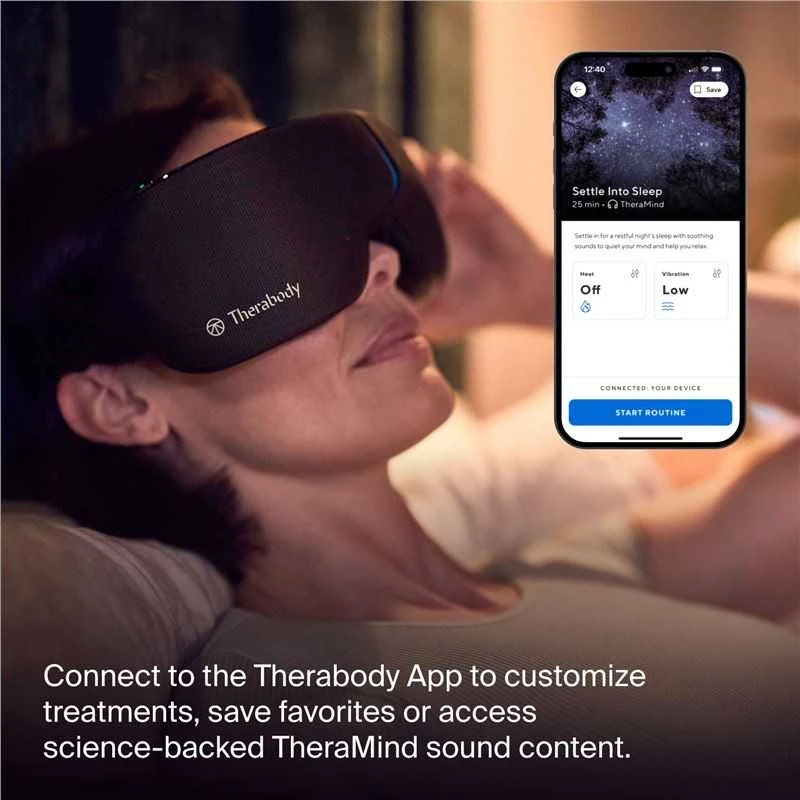 THERABODY SMARTGOGGLES 2.0, Juodas