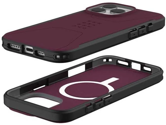 Urban Armor Gear UAG Civilian Magsafe Apple iPhone 16 Pro Max - dėklas telefonui raudonos spalvos