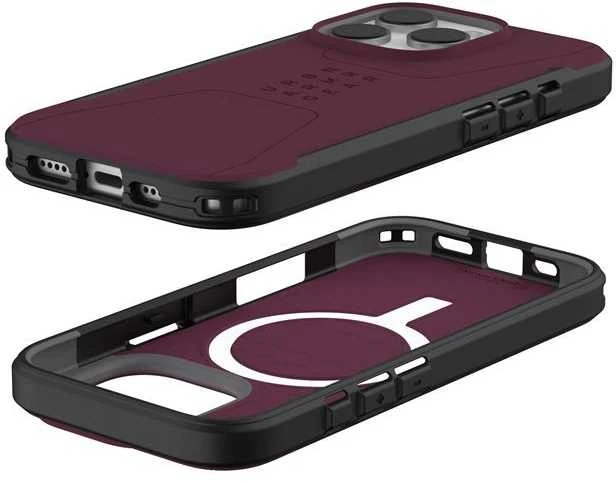 Urban Armor Gear UAG Civilian Magsafe Apple iPhone 16 Pro - dėklas telefonui raudonos spalvos