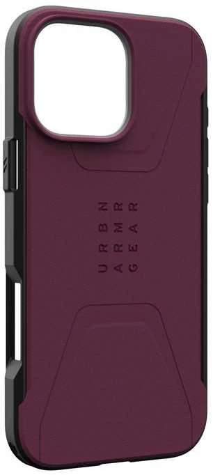 Urban Armor Gear UAG Civilian Magsafe Apple iPhone 16 Pro Max - dėklas telefonui raudonos spalvos
