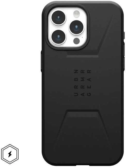 Urban Armor Gear 114295114040 mobiliojo telefono dėklas 17 cm (6.7″) Juoda