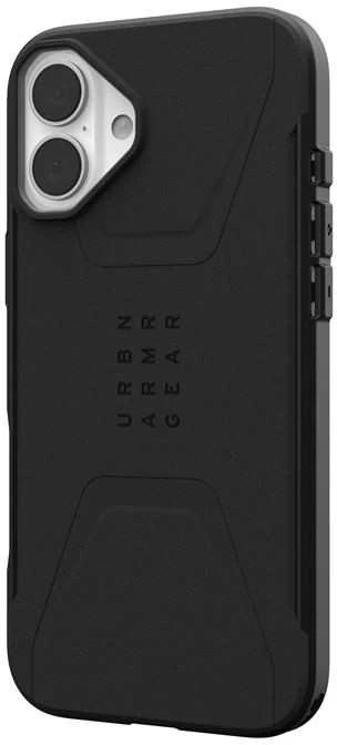 Urban Armor Gear UAG Civilian Magsafe Apple iPhone 16 Plus - dėklas telefonui juodos spalvos