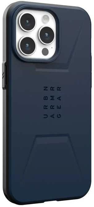 Urban Armor Gear UAG Civilian MagSafe Apple iPhone 15 Pro Max - dėklas telefonui mėlynos spalvos