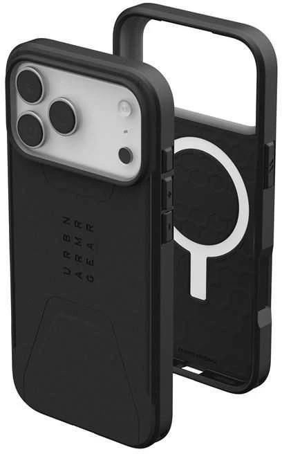 Dėklas Urban Armor Gear UAG Civilian Magsafe,Juodas - iPhone 17 Pro Max