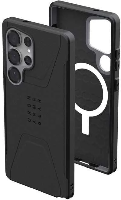Dėklas Urban Armor Gear UAG Civilian Pro, Juodas - Samsung Galaxy S25 Ultra