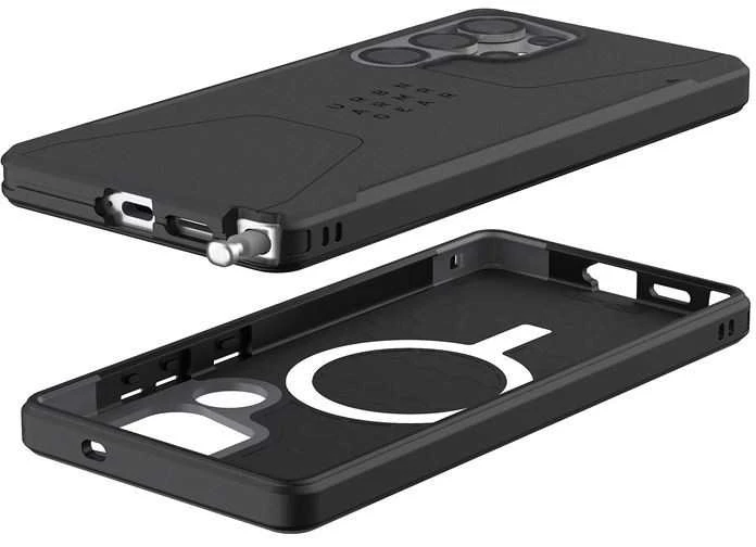 Dėklas Urban Armor Gear UAG Civilian Pro, Juodas - Samsung Galaxy S25 Ultra