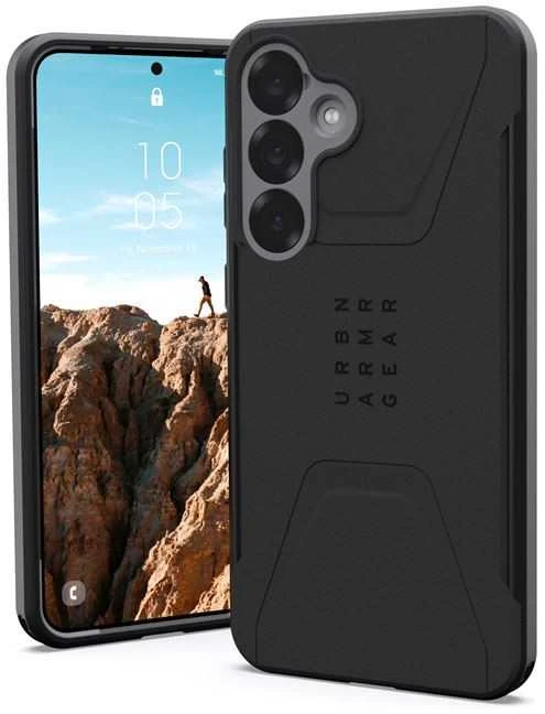 Dėklas Urban Armor Gear UAG Civilian Pro, Juodas - Samsung Galaxy S25+