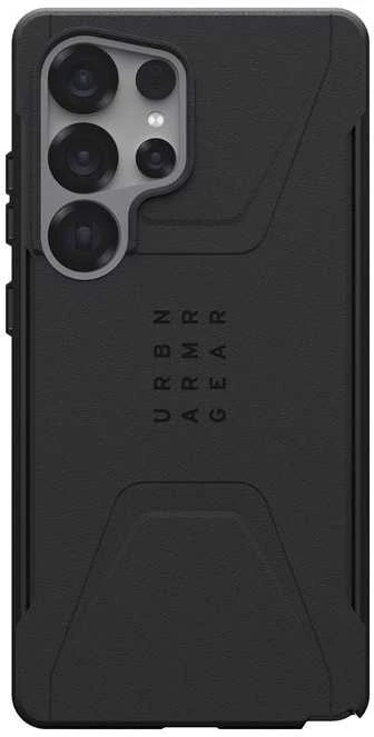 Dėklas Urban Armor Gear UAG Civilian Pro, Juodas - Samsung Galaxy S25 Ultra