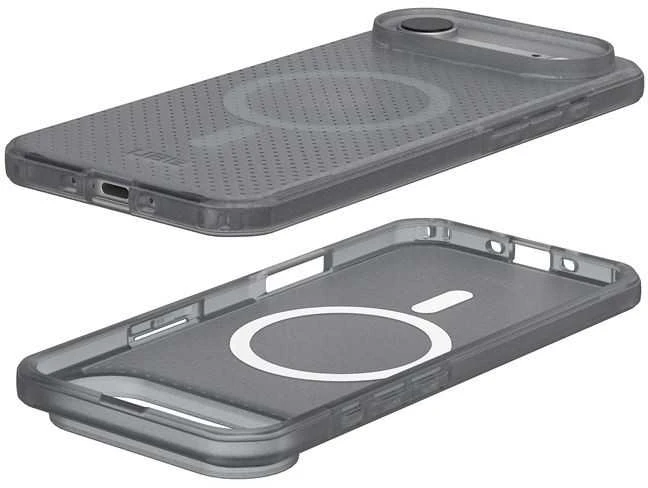 Dėklas „Urban Armor Gear“ „UAG Dot MagSafe“, pelenų spalvos – „iPhone Air“