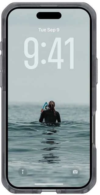 Dėklas „Urban Armor Gear“ „UAG Dot MagSafe“, pelenų spalvos – „iPhone Air“