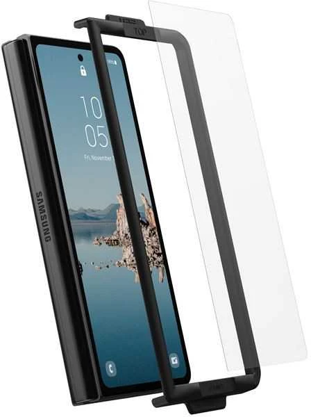 „Urban Armor Gear UAG Glass Screen Shield Plus“ – dėklas, skirtas „Samsung Galaxy Z Fold5“ telefonui.