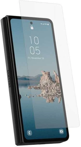 „Urban Armor Gear UAG Glass Screen Shield Plus“ – dėklas, skirtas „Samsung Galaxy Z Fold5“ telefonui.